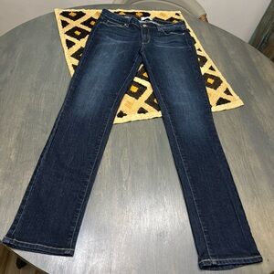 Paige Skyline Skinny Jeans Dark Wash Sz 30 EUC